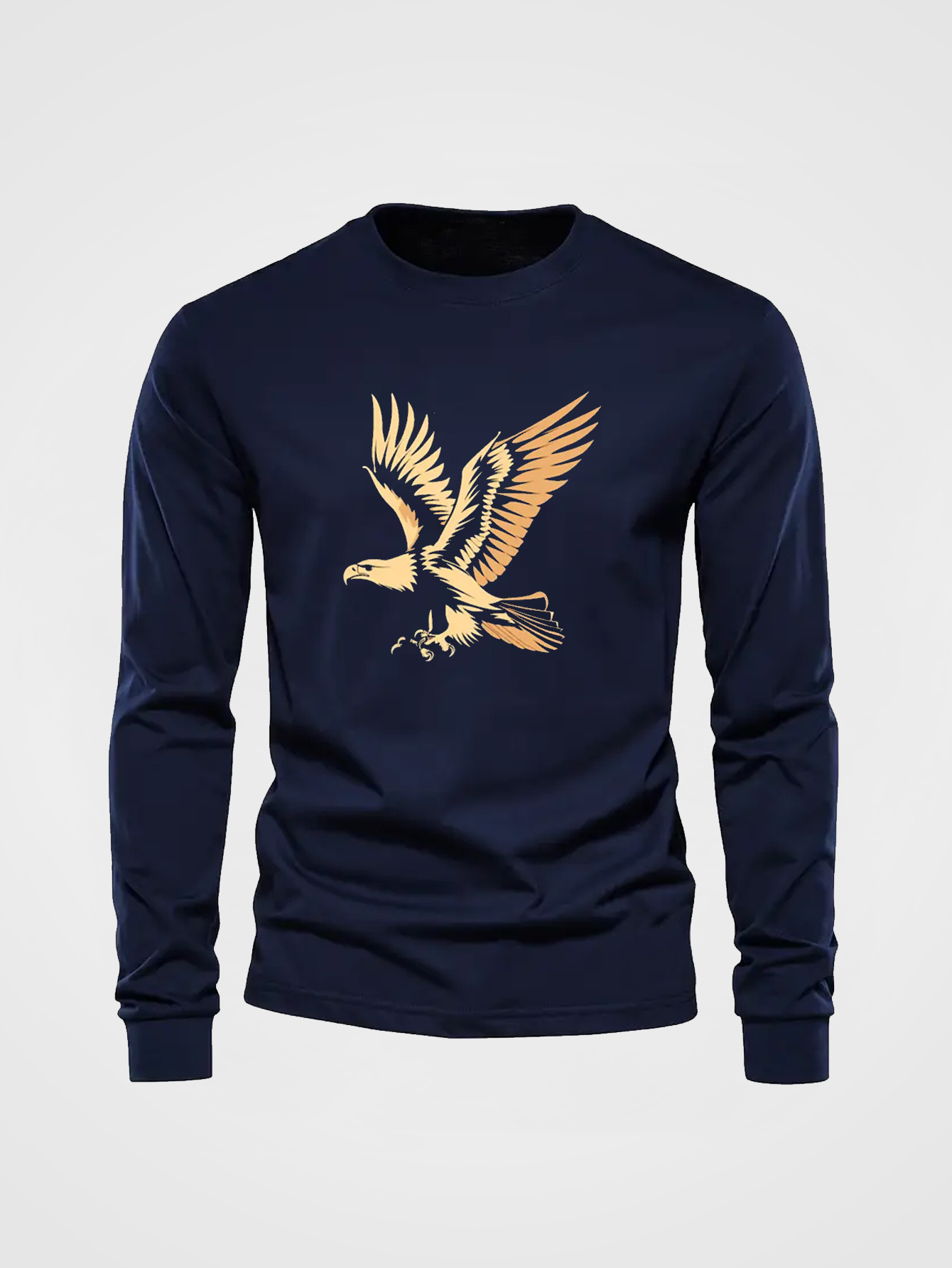 Undershirt Crew Neck - Camiseta Masculina de Manga Longa 100%