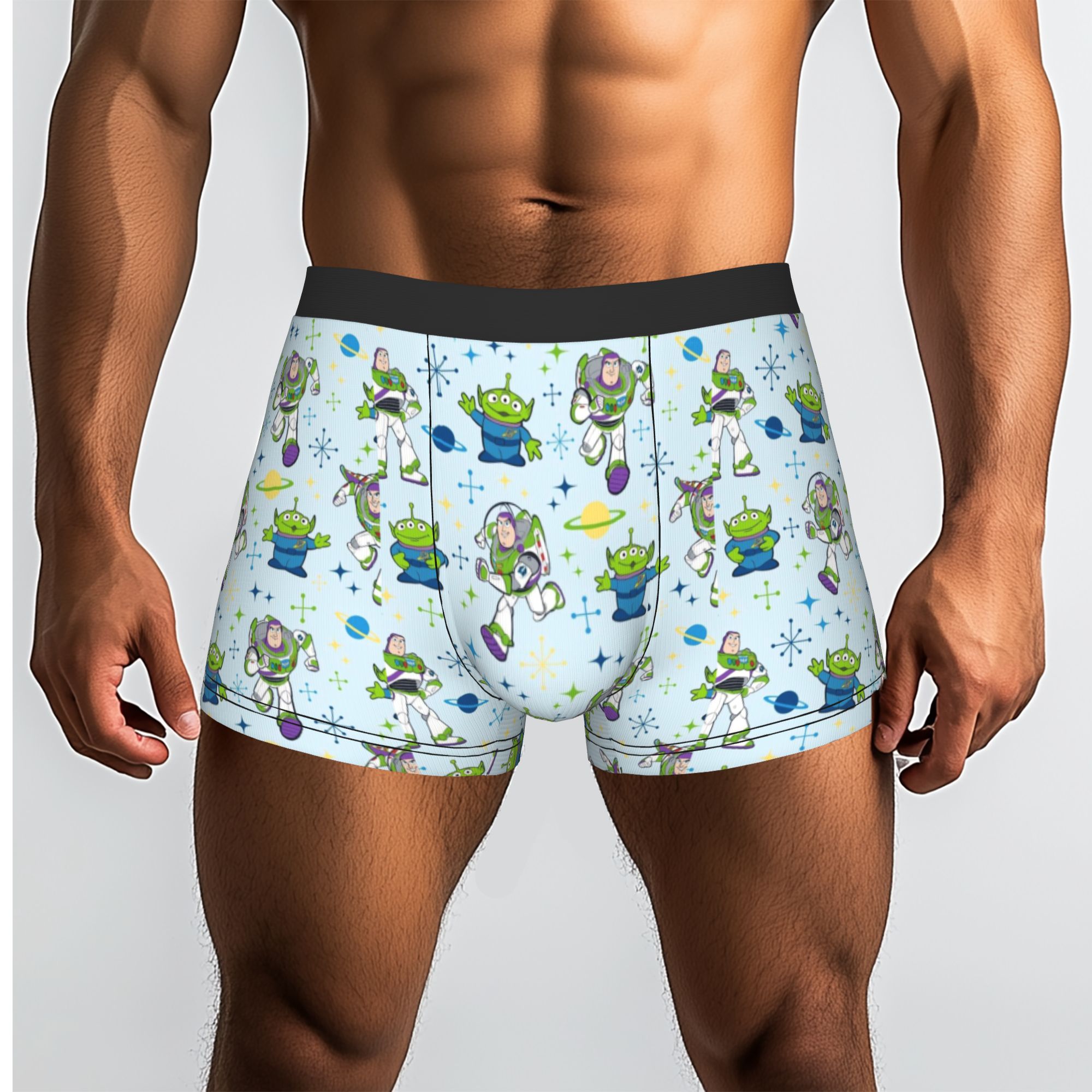 Boxer Shorts Modal - Cuecas Boxer Masculinas Personalizadas T-Toy Cartoon