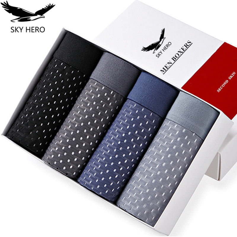 Multi Pack Underwear - 4 pçs/lote cuecas boxers shorts masculinos