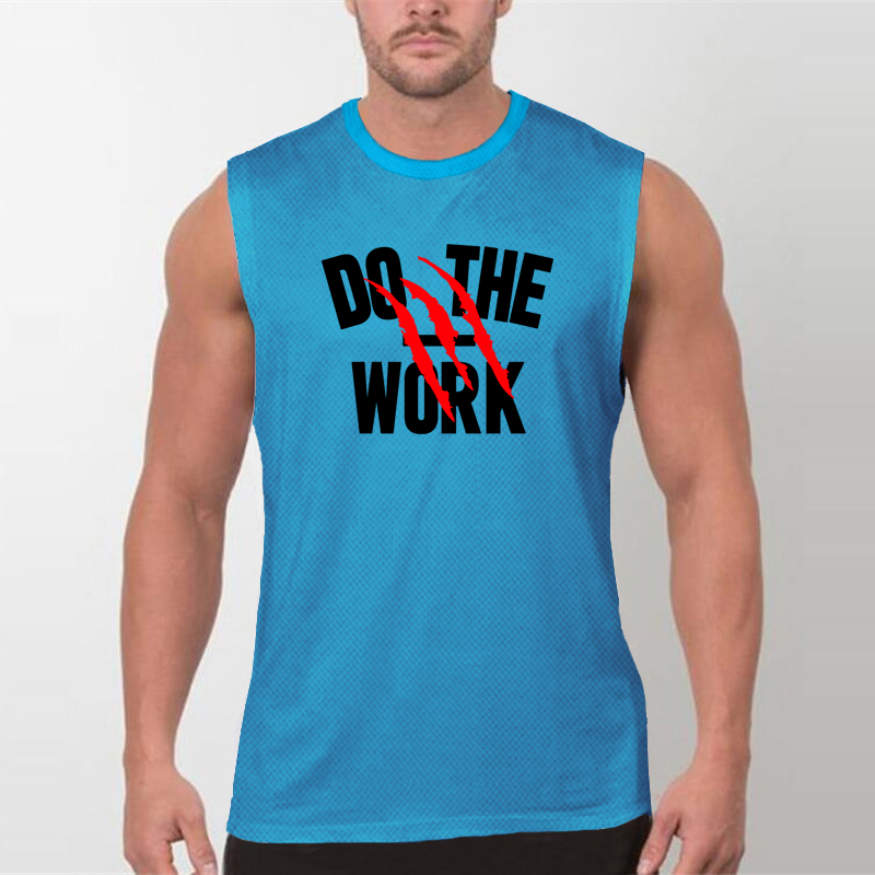Sleeveless Undershirt - Camiseta masculina para corrida, sem mangas,