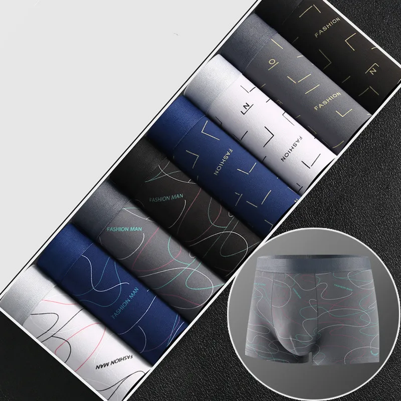 Multi Pack Underwear - 8 pçs/lote roupa interior sexy boxer