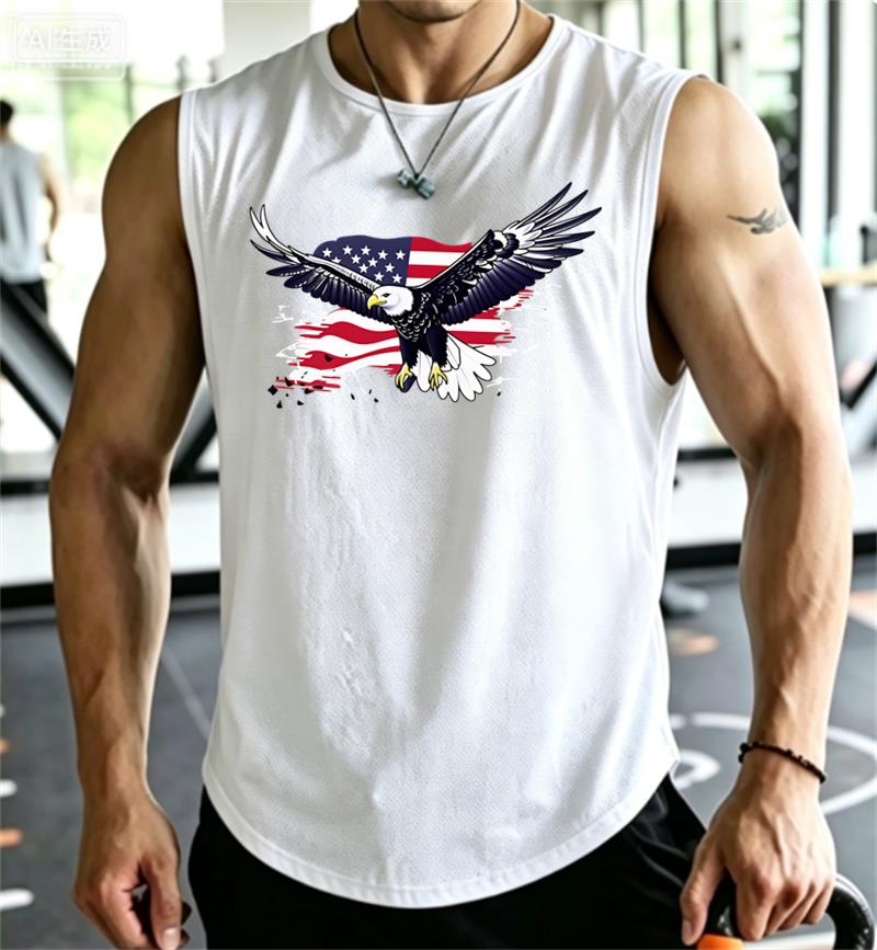 Sleeveless Undershirt - Colete Masculino de Verão em Malha