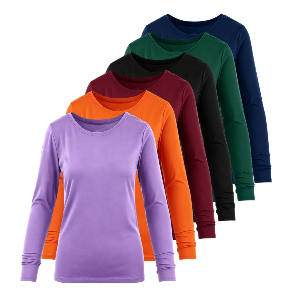 Camiseta de manga comprida com - Undershirt Crew Neck avaliação e preço