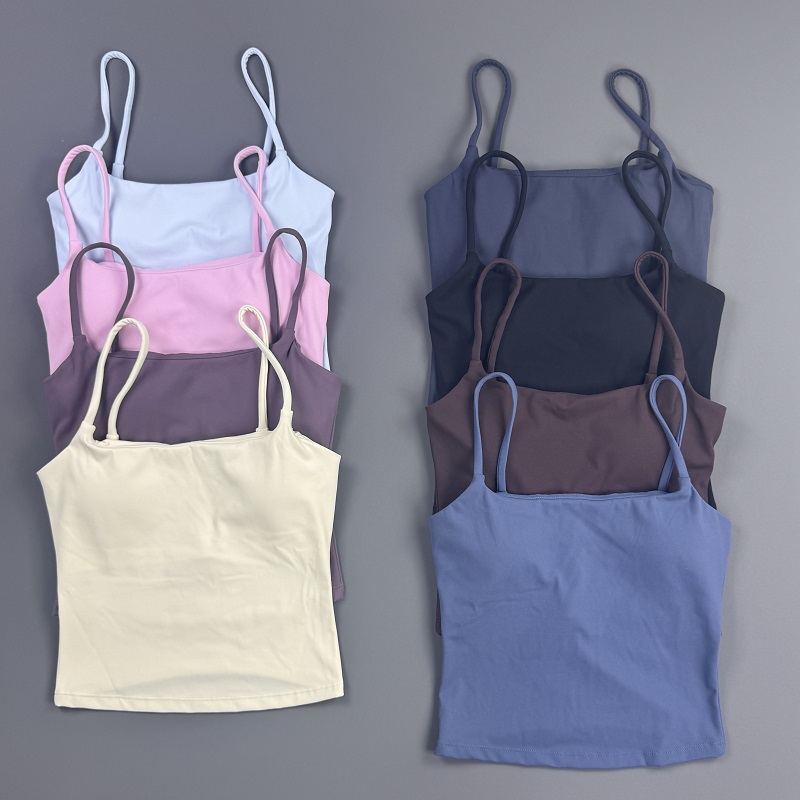 Top de Ginástica Feminino com  - Suspender Tank Top avaliação e preço