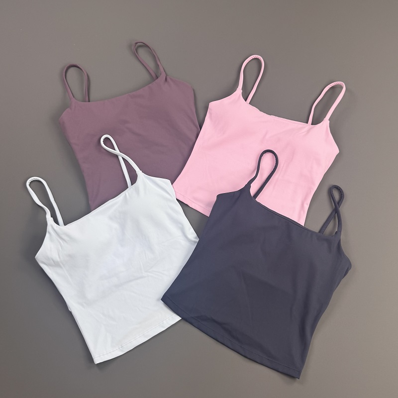 Top de Ginástica Feminino com  - Suspender Tank Top avaliação e preço