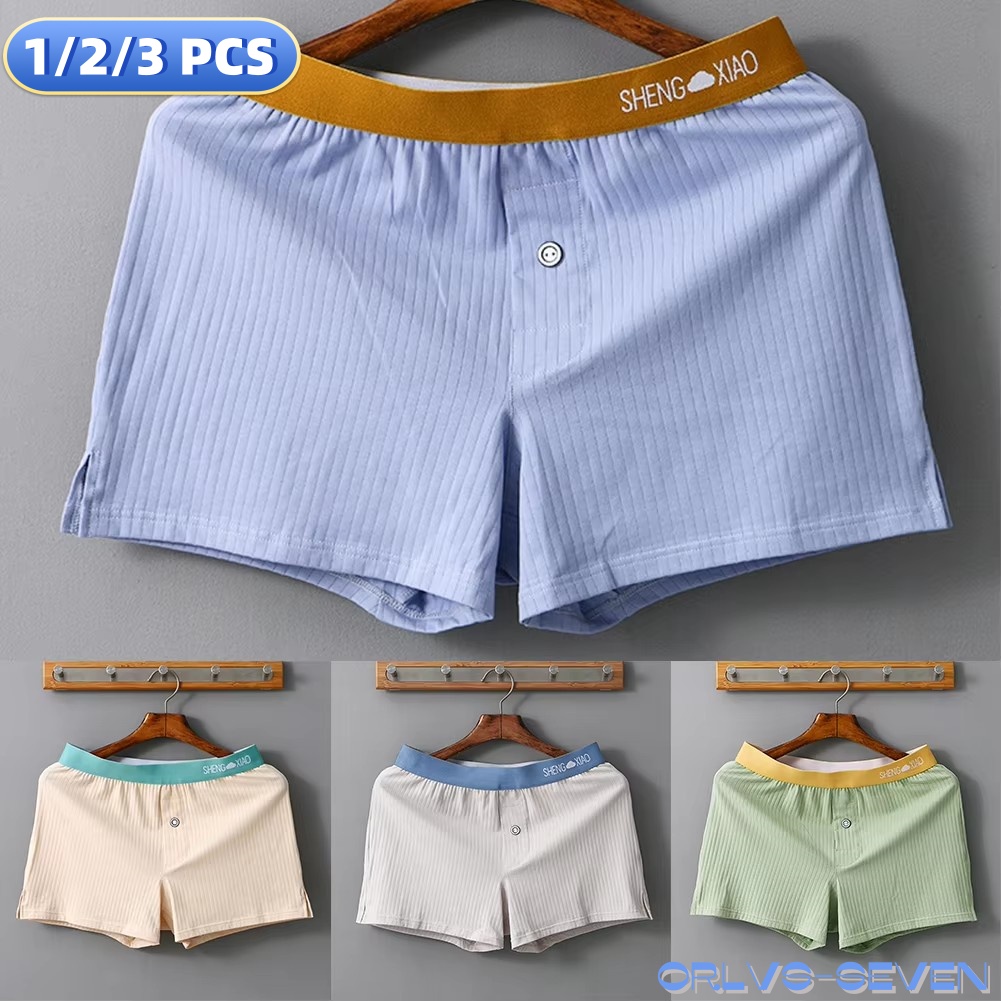 1/2/3 pçs calcinha masculina d - Boxer Shorts Modal avaliação e preço