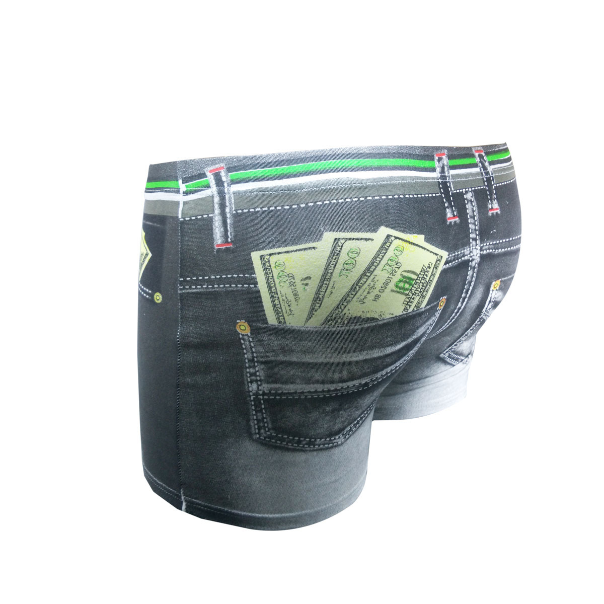 Cuecas jeans estampadas de alg - Multi Pack Underwear avaliação e preço