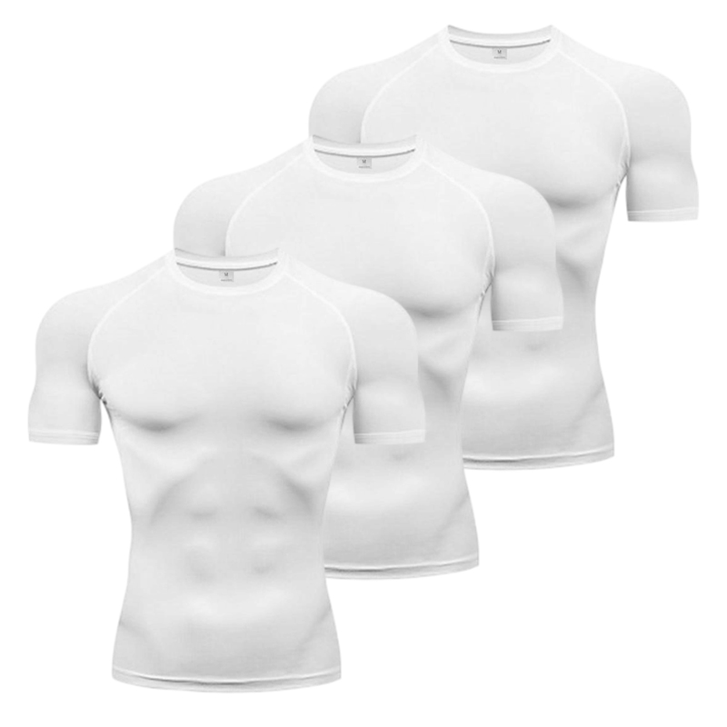 1/3 pacote roupas de compressã - T Shirt Tight Fit avaliação e preço