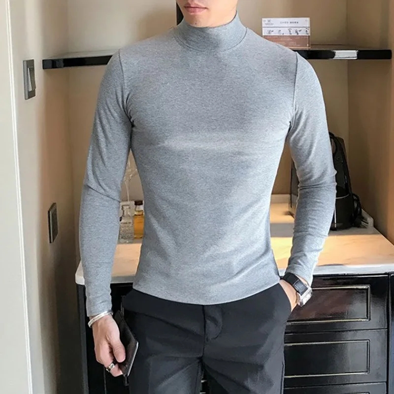 Camiseta Masculina de Gola Alt - T Shirt Tight Fit avaliação e preço
