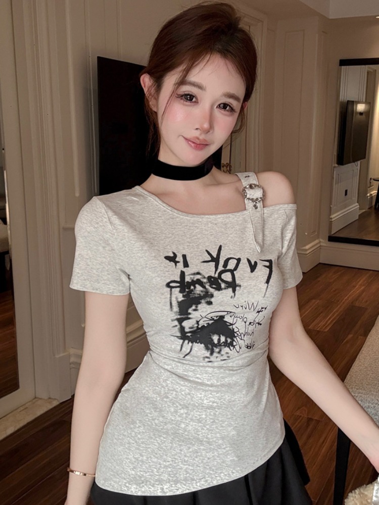 Camiseta Feminina Elegante e M - T Shirt Tight Fit avaliação e preço
